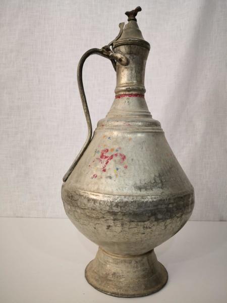 Antika Afyon Güğüm Aoa Ölçü 20Cm Çapi 54Cm Yüksekliği