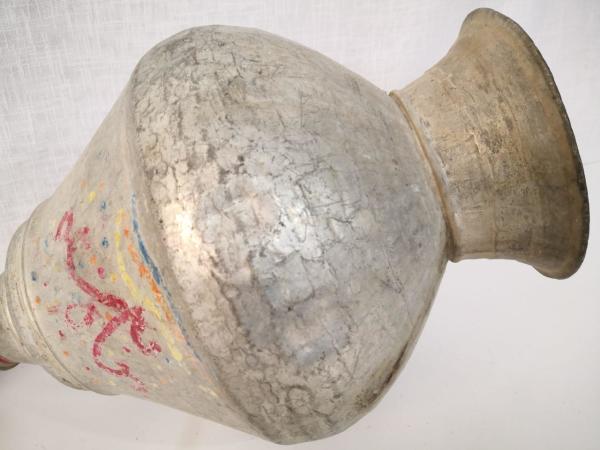 Antika Afyon Güğüm Aoa Ölçü 20Cm Çapi 54Cm Yüksekliği