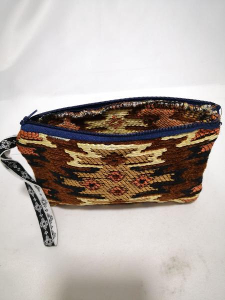Kilim Desen Cüzdan Boy Çanta Ölçü 17X13Cm