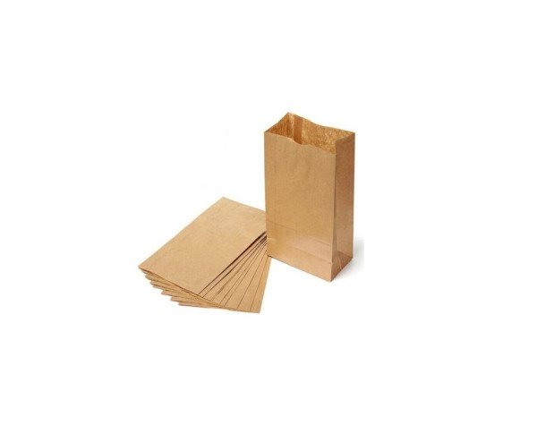Paket Servis Torbası 25X14X34 Cm Kraft Renk 50 Adet