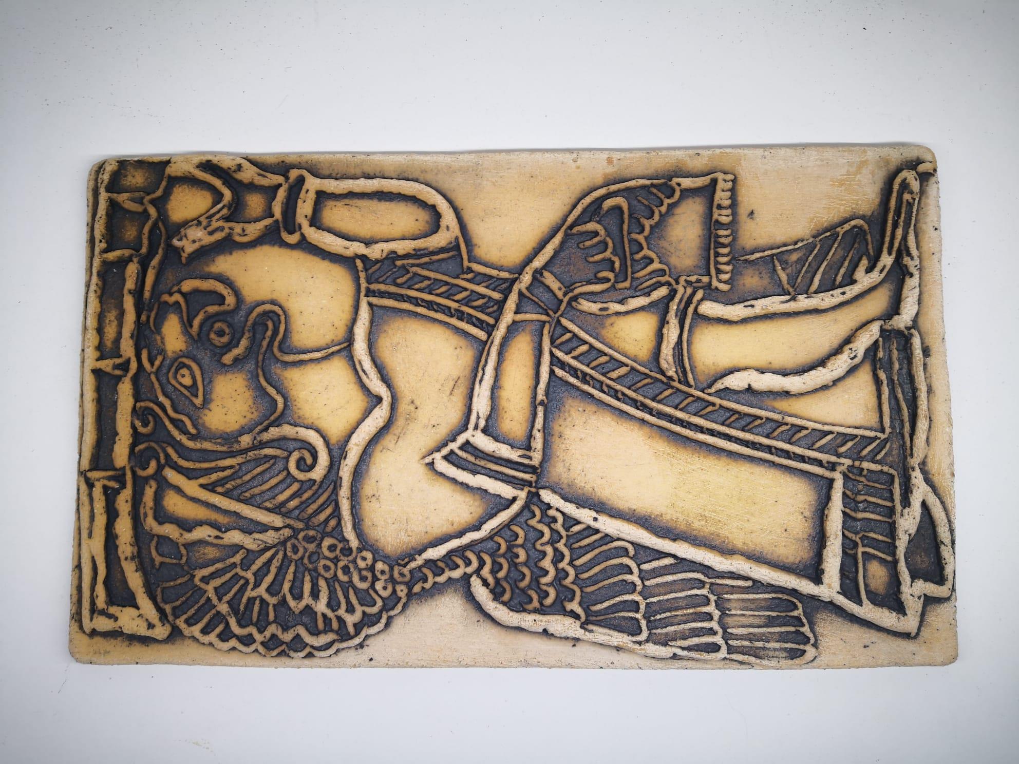 Vintage Kil Tablet Aoa Ölçü 31X52Cm