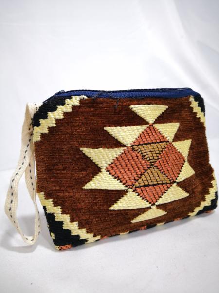 Kilim Desen Cüzdan Boy Çanta Ölçü 17X13Cm