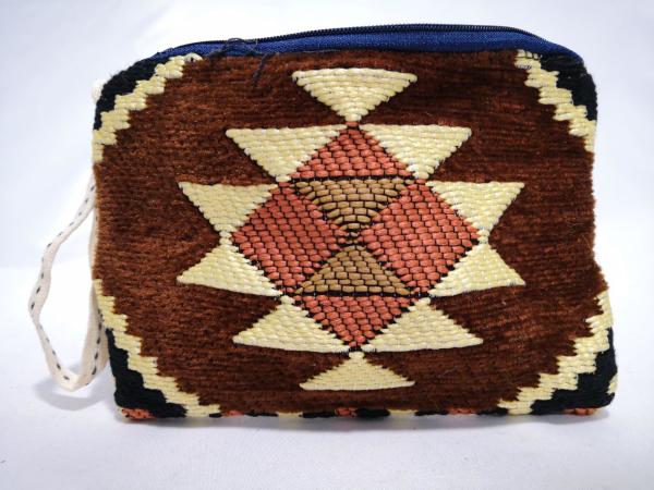 Kilim Desen Cüzdan Boy Çanta Ölçü 17X13Cm