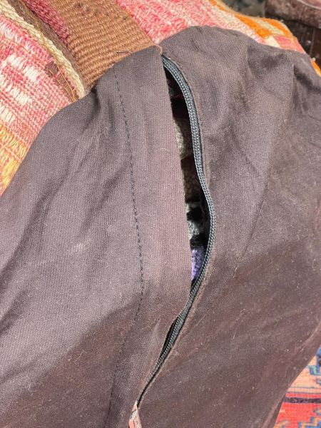 Nostaljik Kilim Puf Ölçü Çap 45 Cm Yükseklik 42 Cm