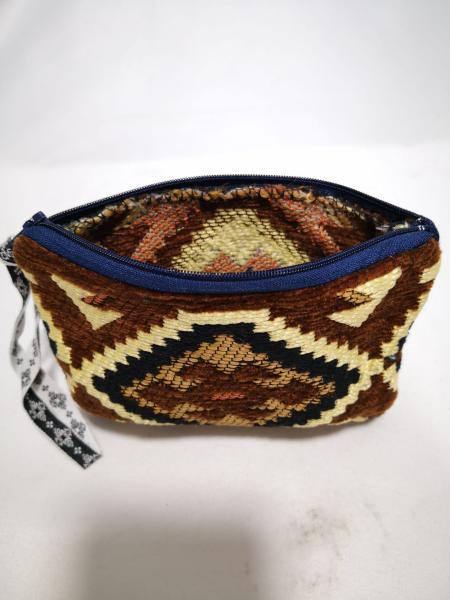 Kilim Desen Cüzdan Boy Çanta Ölçü 17X13Cm