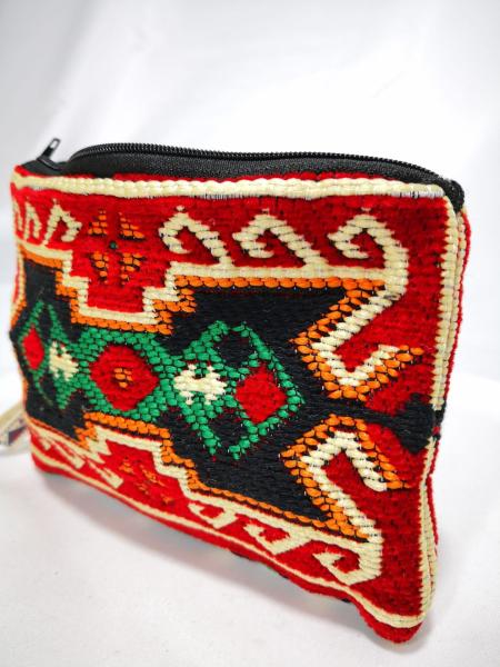Kilim Desen Cüzdan Boy Çanta Ölçü 17X13Cm