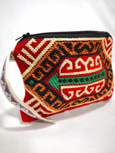 Kilim Desen Cüzdan Boy Çanta Ölçü 17X13Cm