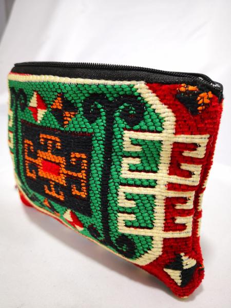 Kilim Desen Cüzdan Boy Çanta Ölçü 17X13Cm