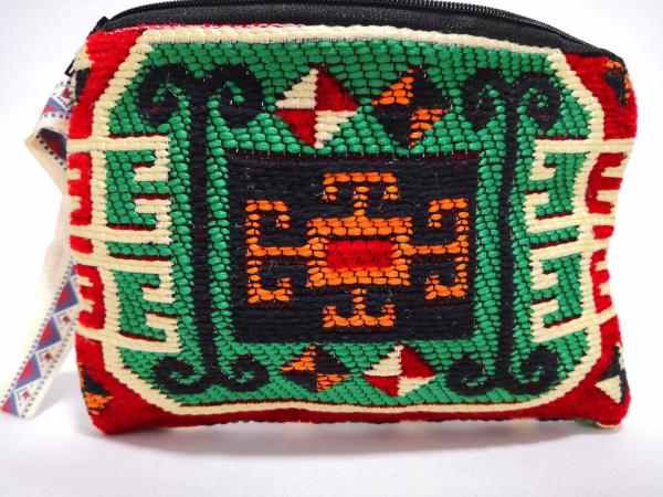 Kilim Desen Cüzdan Boy Çanta Ölçü 17X13Cm