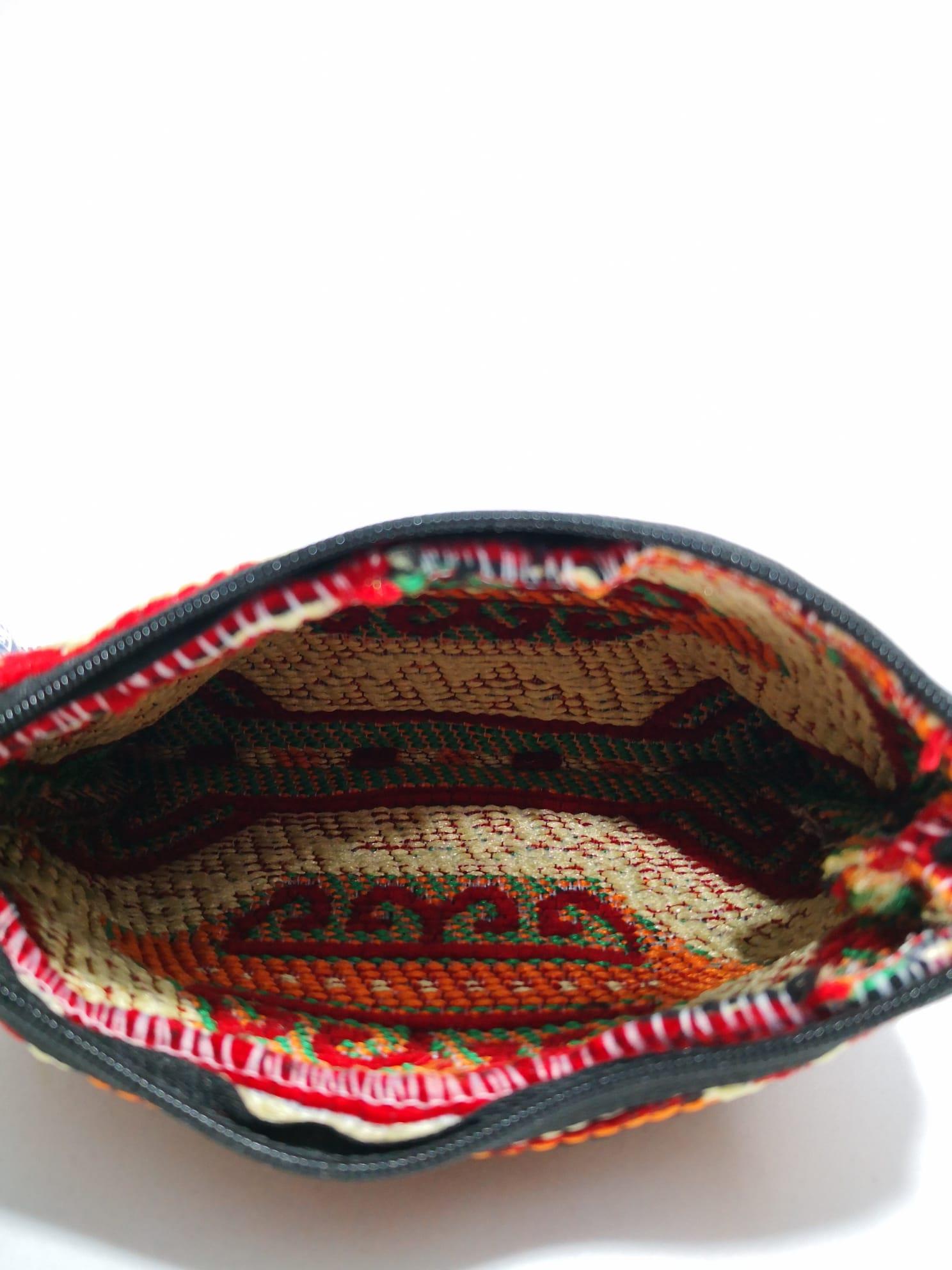 Kilim Desen Cüzdan Boy Çanta Ölçü 17X13Cm