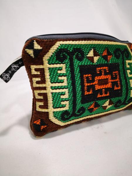 Kilim Desen Cüzdan Boy Çanta Ölçü 19X13Cm