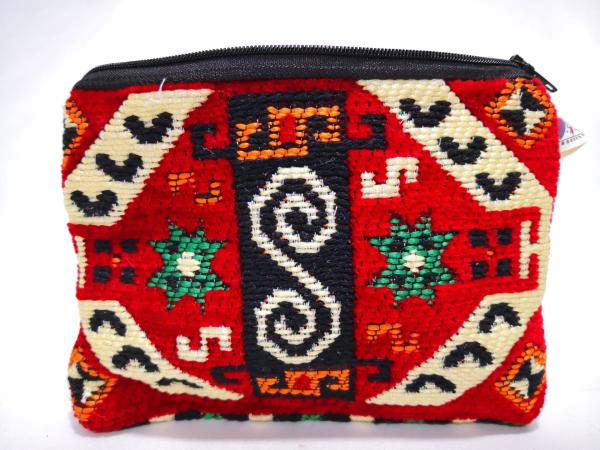 Kilim Desen Cüzdan Boy Çanta Ölçü 17X13Cm