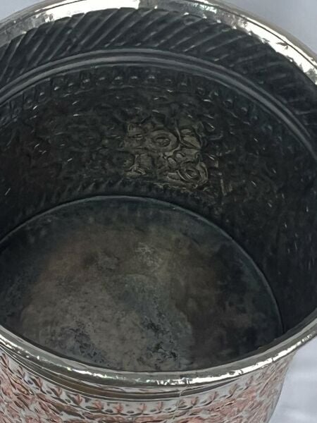 Antika Bakır Bakraç Ölçü Çap 40 Cm H 35 Cm