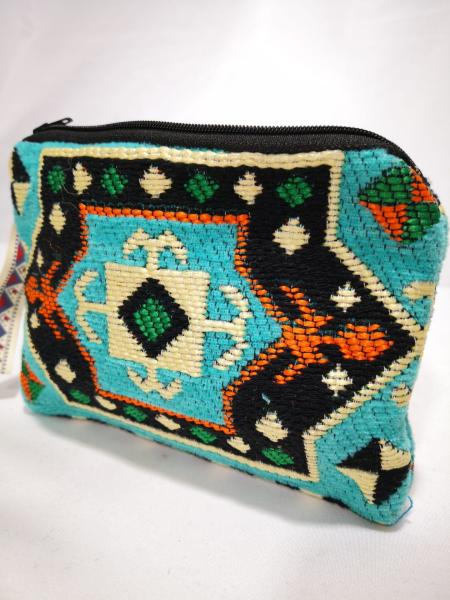 Kilim Desen Cüzdan Boy Çanta Ölçü 17X13Cm