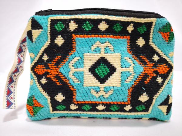 Kilim Desen Cüzdan Boy Çanta Ölçü 17X13Cm