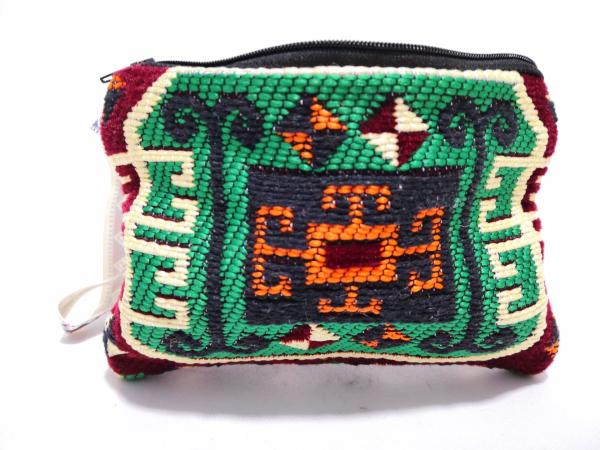 Kilim Desen Cüzdan Boy Çanta Ölçü 17X13Cm