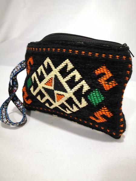 Kilim Desen Cüzdan Boy Çanta Ölçü 17X13Cm