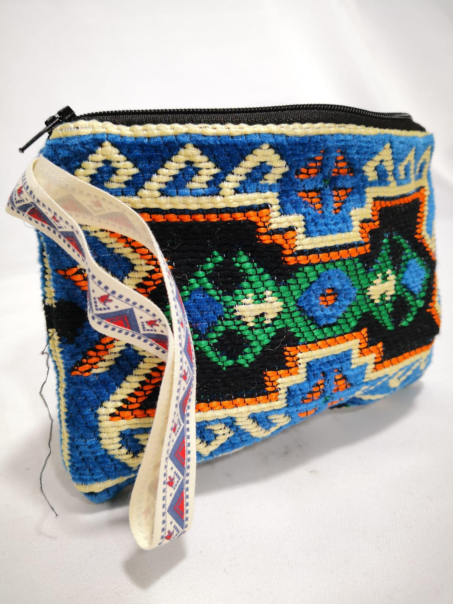 Kilim Desen Cüzdan Boy Çanta Ölçü 17X13Cm
