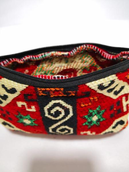 Kilim Desen Cüzdan Boy Çanta Ölçü 17X13Cm