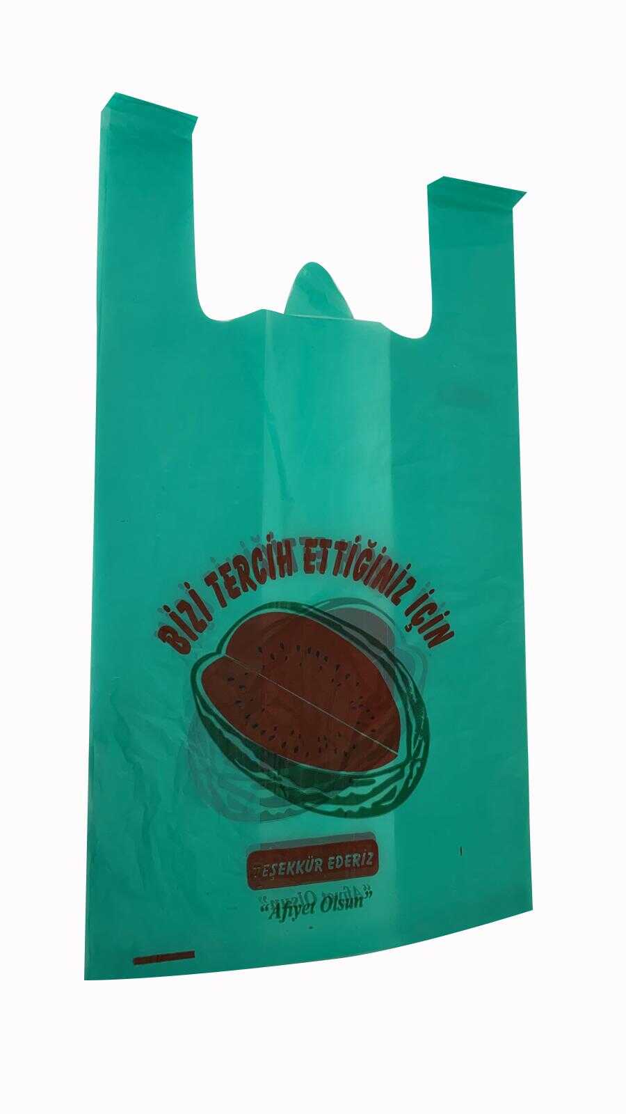 Karpuz Poşeti Yeşil Renk 1 Kg Paket 32X58