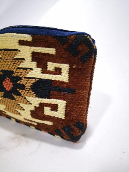 Kilim Desen Cüzdan Boy Çanta Ölçü 17X13Cm