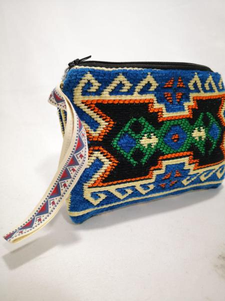 Kilim Desen Cüzdan Boy Çanta Ölçü 17X13Cm