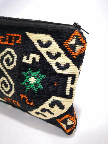 Kilim Desen Cüzdan Boy Çanta Ölçü 17X13Cm