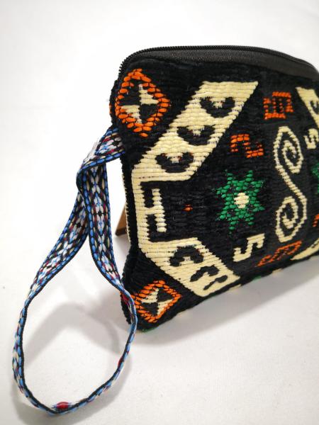 Kilim Desen Cüzdan Boy Çanta Ölçü 17X13Cm