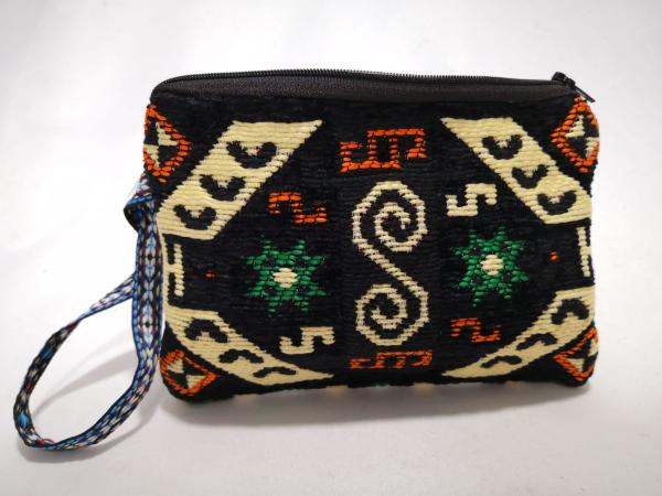 Kilim Desen Cüzdan Boy Çanta Ölçü 17X13Cm