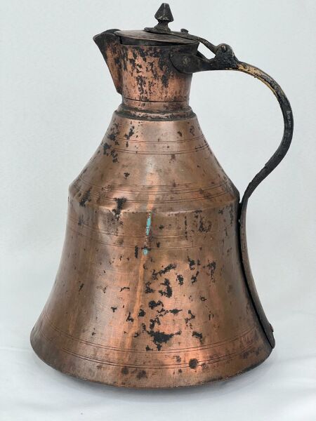Antika Bakır Güğüm Ölçü Çap 29 Cm H 40 Cm