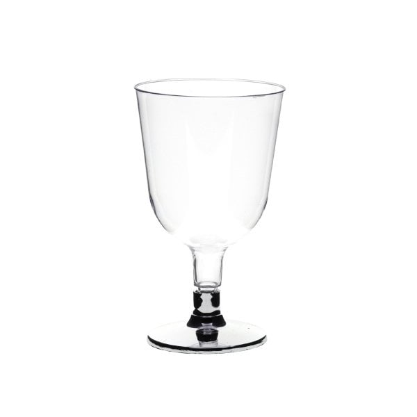 Ayakli Kadeh 150 Ml Silverline Gümüş Ayak Rubikap R.150 6 Adet