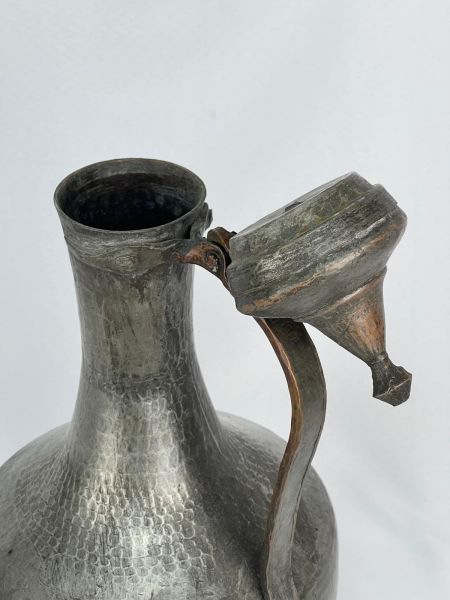 Antika Bakır Güğüm Ölçü Çap 21 Cm H 52 Cm