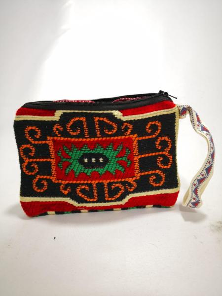 Kilim Desen Cüzdan Boy Çanta Ölçü 17X13Cm