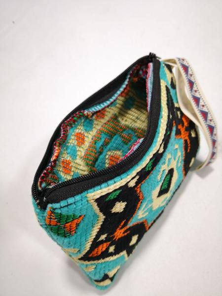 Kilim Desen Cüzdan Boy Çanta Ölçü 17X13Cm