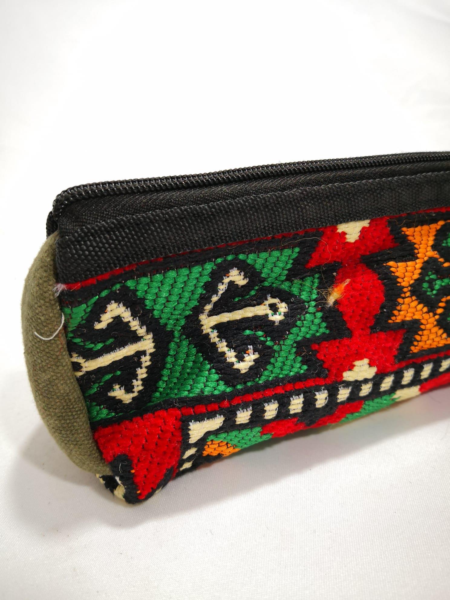 Kilim Desen Makyaj Çantası Ölçü 25X10Cm