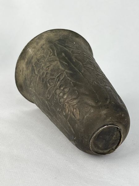 Antika Bakır Bardak Ölçü Çap 7 Cm H 10 Cm