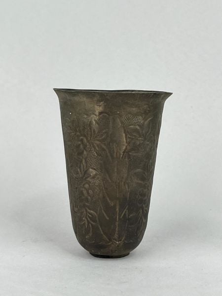 Antika Bakır Bardak Ölçü Çap 7 Cm H 10 Cm