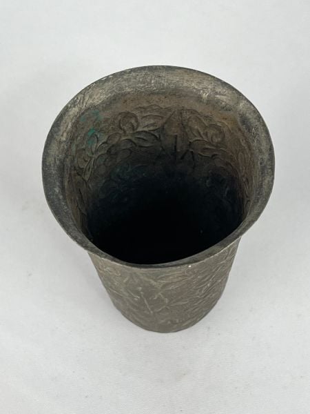 Antika Bakır Bardak Ölçü Çap 7 Cm H 10 Cm