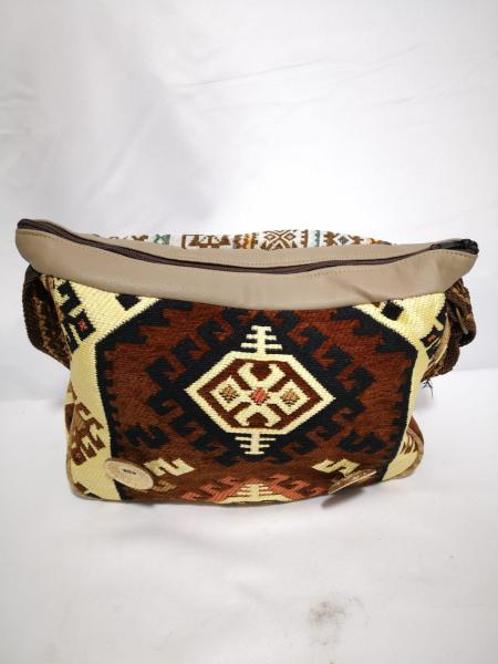 Kilim Desen Omuz Çantası Ölçü 36X24Cm