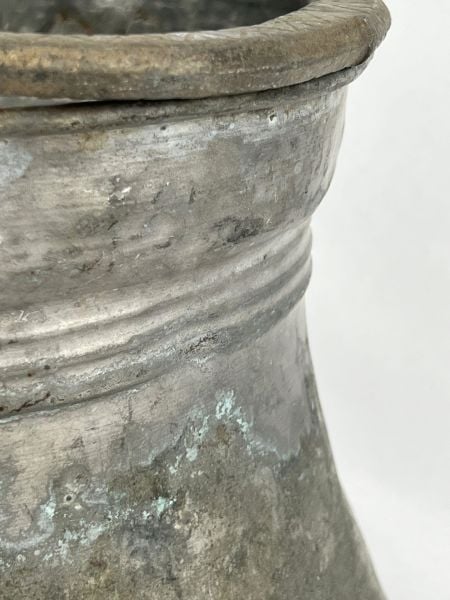 Antika Bakır Bakraç Ölçü Çap 18 Cm H 16 Cm