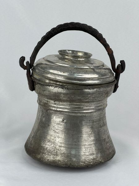Antika Bakır Bakraç Ölçü Çap 17 Cm H 22 Cm