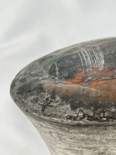 Antika Bakır Bakraç Ölçü Çap 17 Cm H 22 Cm