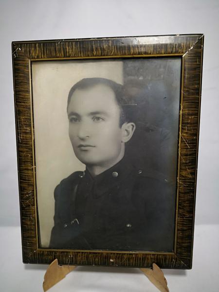 Eskilerden Ahşap Çerçeveli Asker Fotografi Aoa Ölçü 47X37Cm