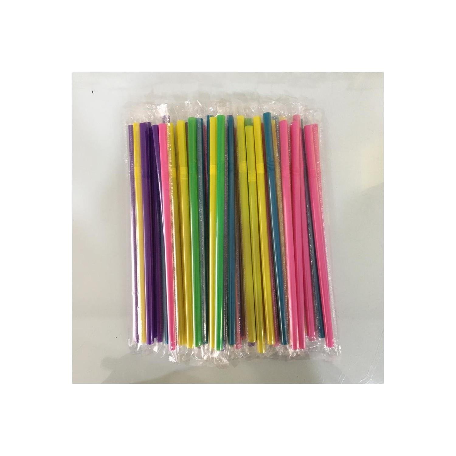 Pipet Frozen Jelatinli Körüklü 8 Mm Çok Renkli 100 Lü 1 Paket