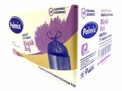 Çöp Torbası Polmix Büzgülü Büyük 65X70 Lavanta Kokulu 1 Paket
