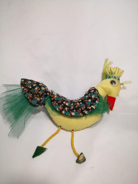 El Yapimi Horoz Duvar Dekoru Ölçü 38X10Cm