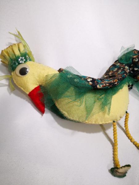 El Yapimi Horoz Duvar Dekoru Ölçü 38X10Cm