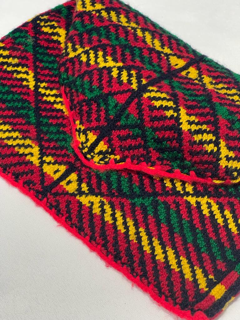 El Örgü Kilim Desen Çanta Ölçü 27X20Cm
