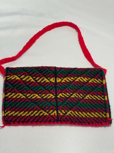 El Örgü Kilim Desen Çanta Ölçü 27X20Cm