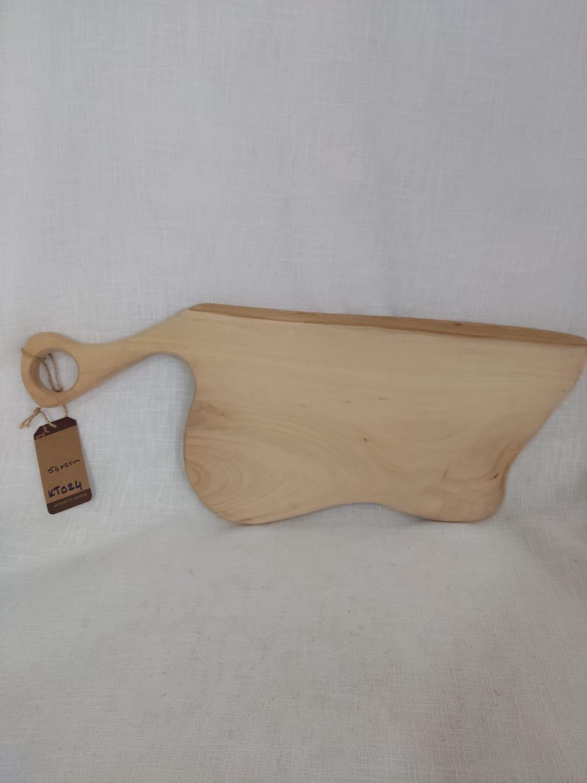 Masif Ahsap Sunum Ve Kesme Tahtasi Aoa Ölçü 54X21Cm 2Cm Yüksekliği